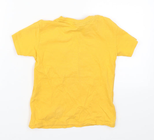 Pir Pir Boys Yellow Basic T-Shirt Size 7-8 Years - eLescott Denim Sport