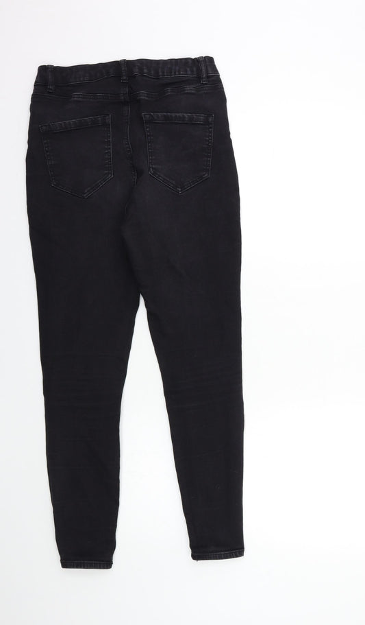365 Denim Womens Black Denim Skinny Jeans Size 12 L29 in