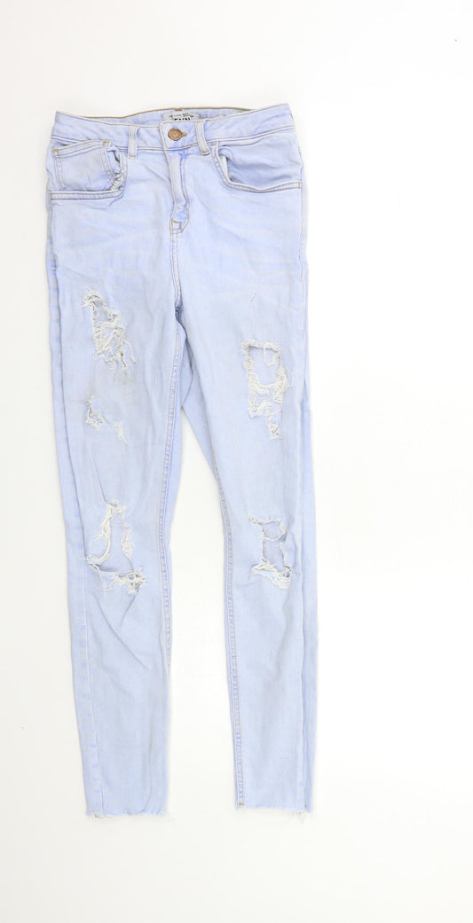 New Look Girls Blue Denim Skinny Jeans Size 14 Years