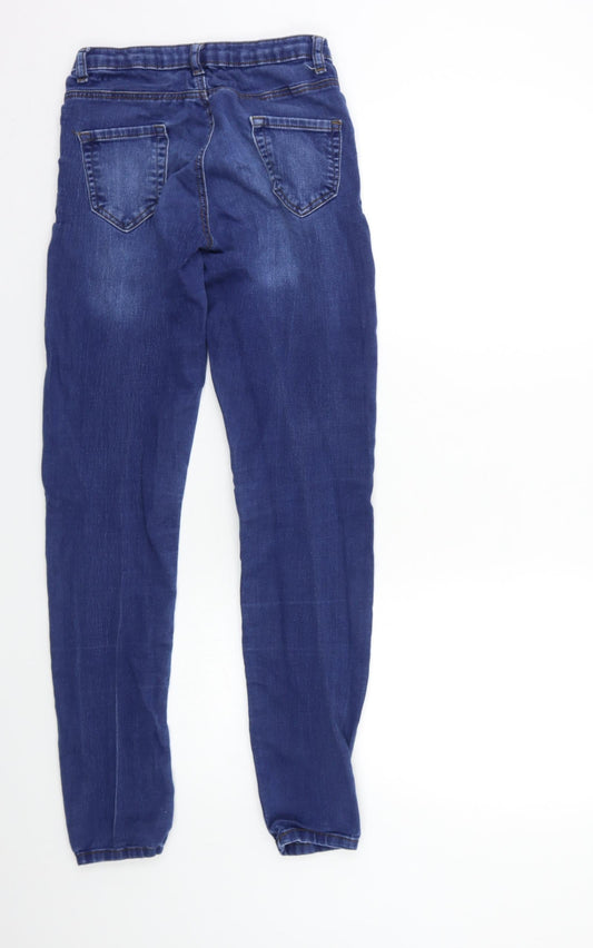 Denim & Co. Womens Blue Denim Skinny Jeans Size 23 in L30 in