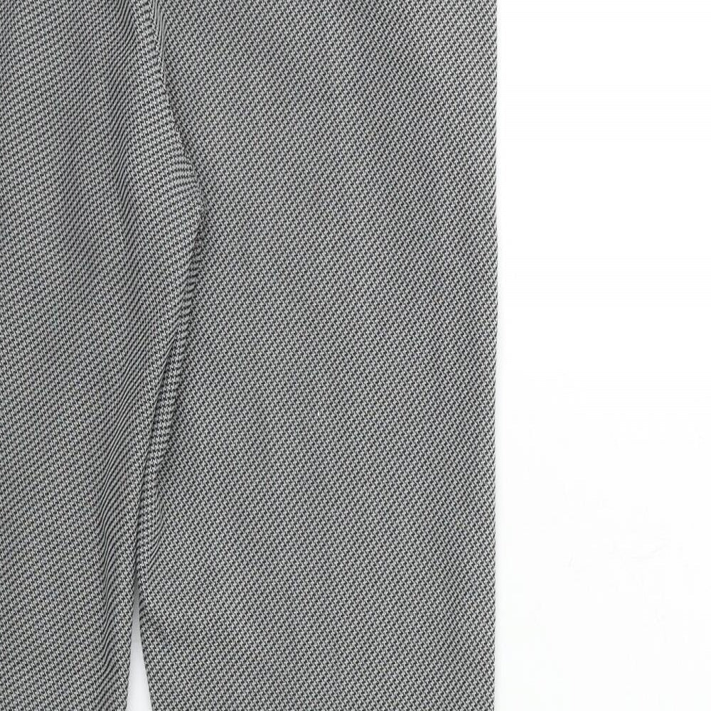 New Look Womens Grey Trousers Size 10 L27 in