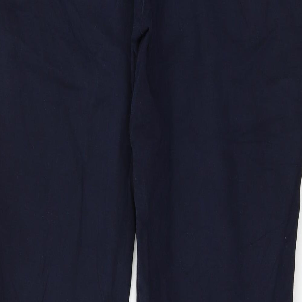 Camaieu Womens Blue Trousers Size 12 L27 in