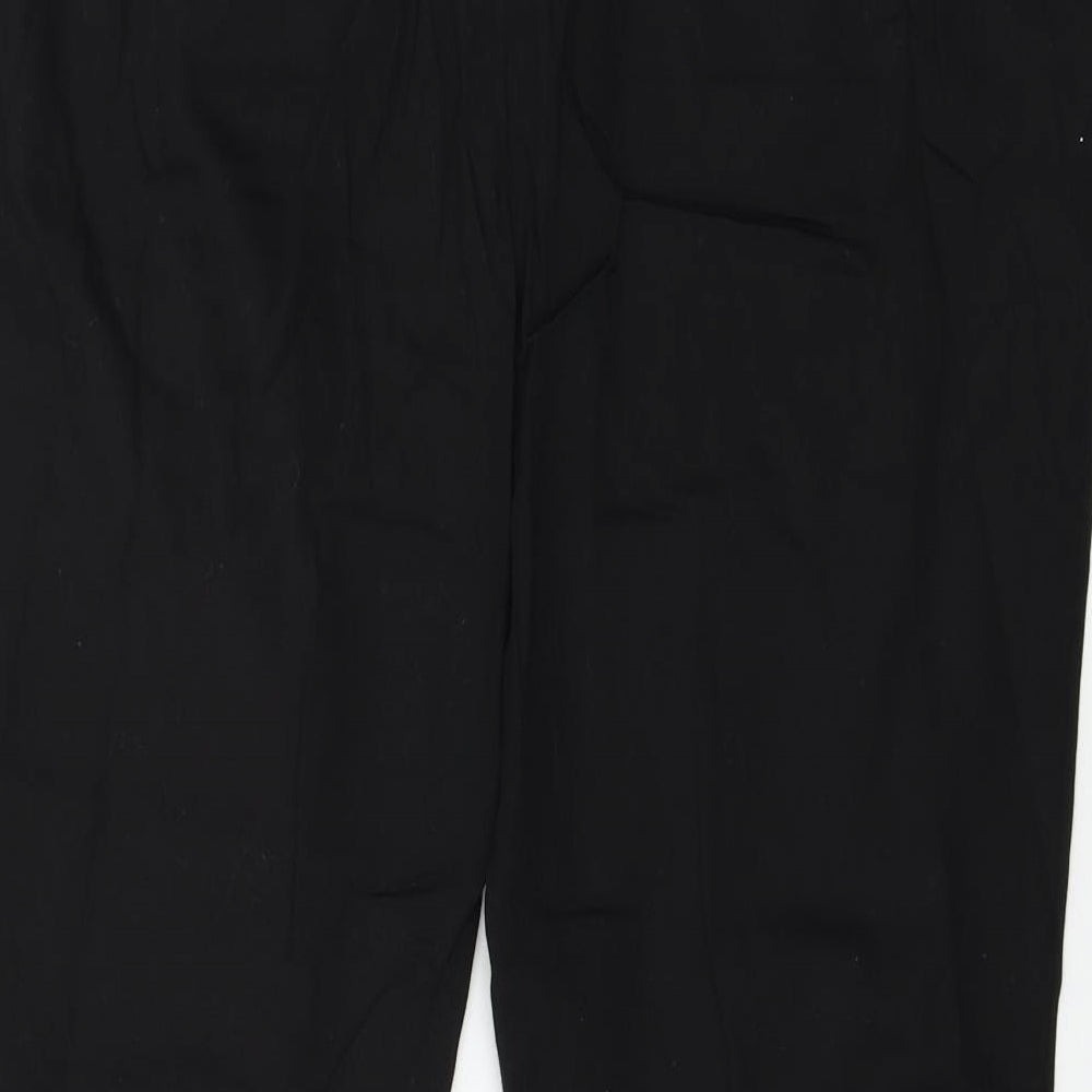 Dorothy Perkins Womens Black Trousers Size 14 L25 in