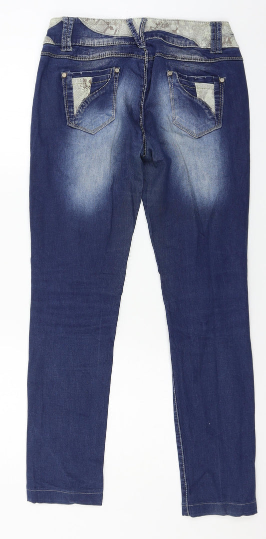 Wave, The Womens Blue Denim Skinny Jeans Size 30 in L29 in