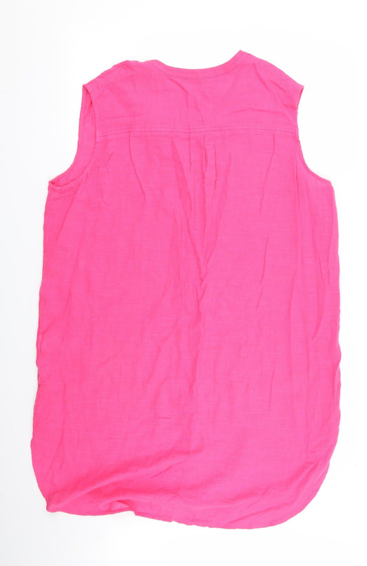 M&S Womens Pink Fit & Flare Size 14