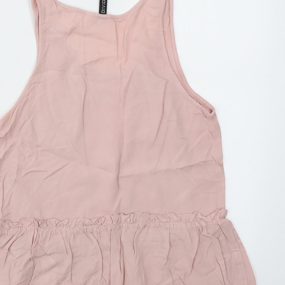 H&M Womens Pink Basic T-Shirt Size 10