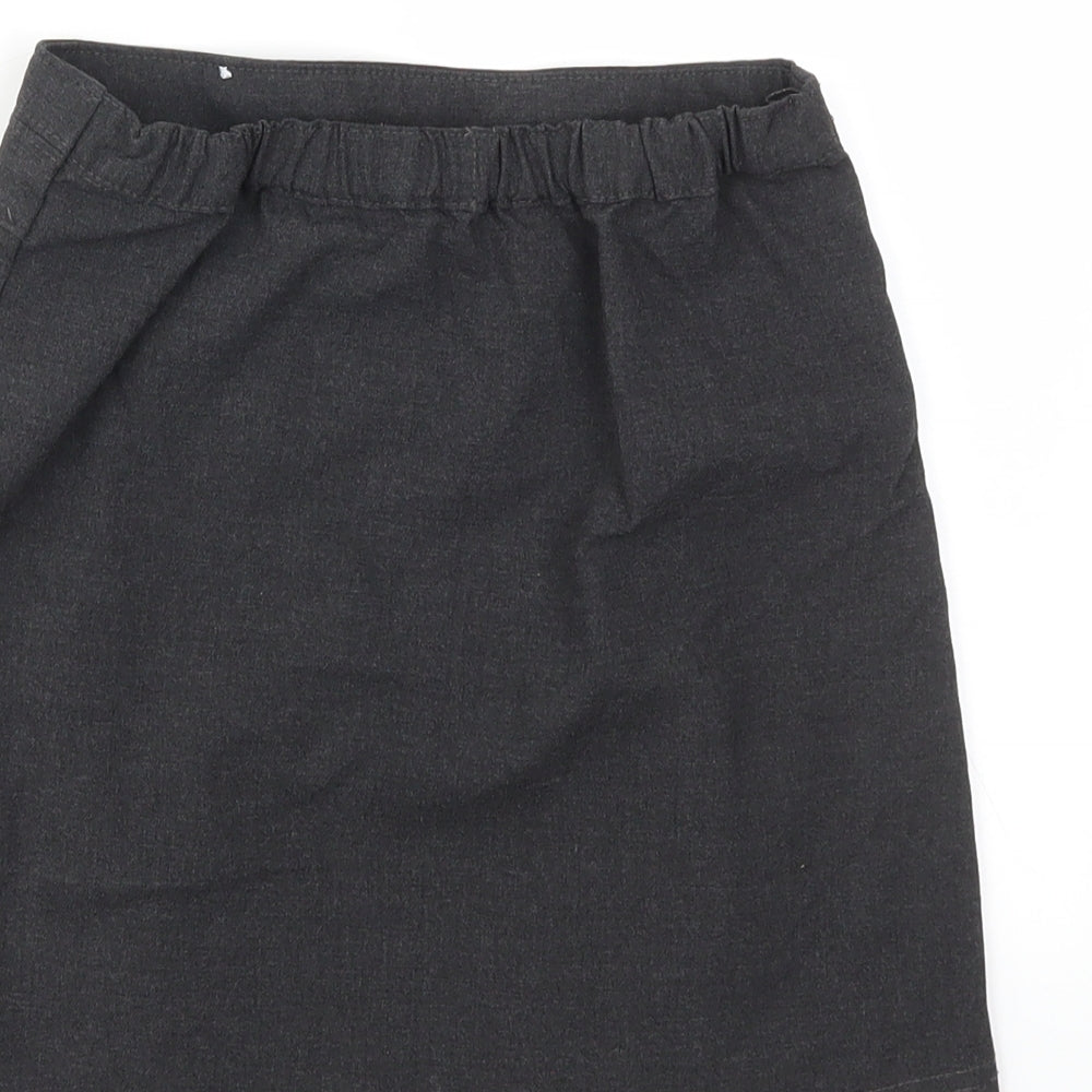 M&S Girls Grey Flare Skirt Size 9 Years