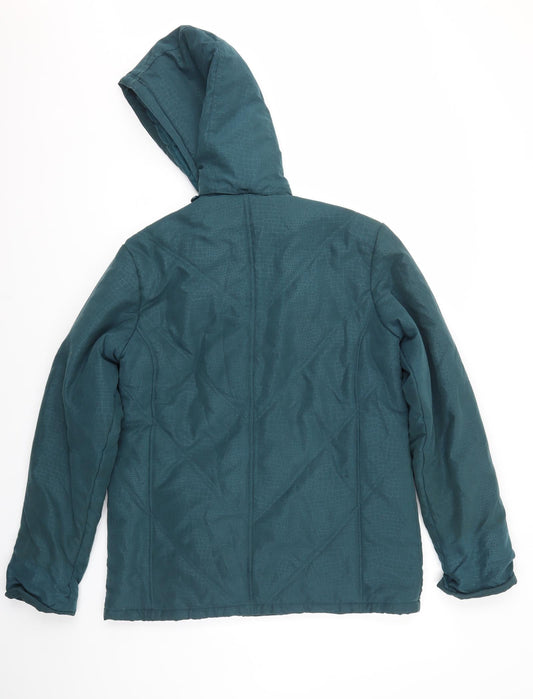EWM Womens Green Jacket Coat Size 14