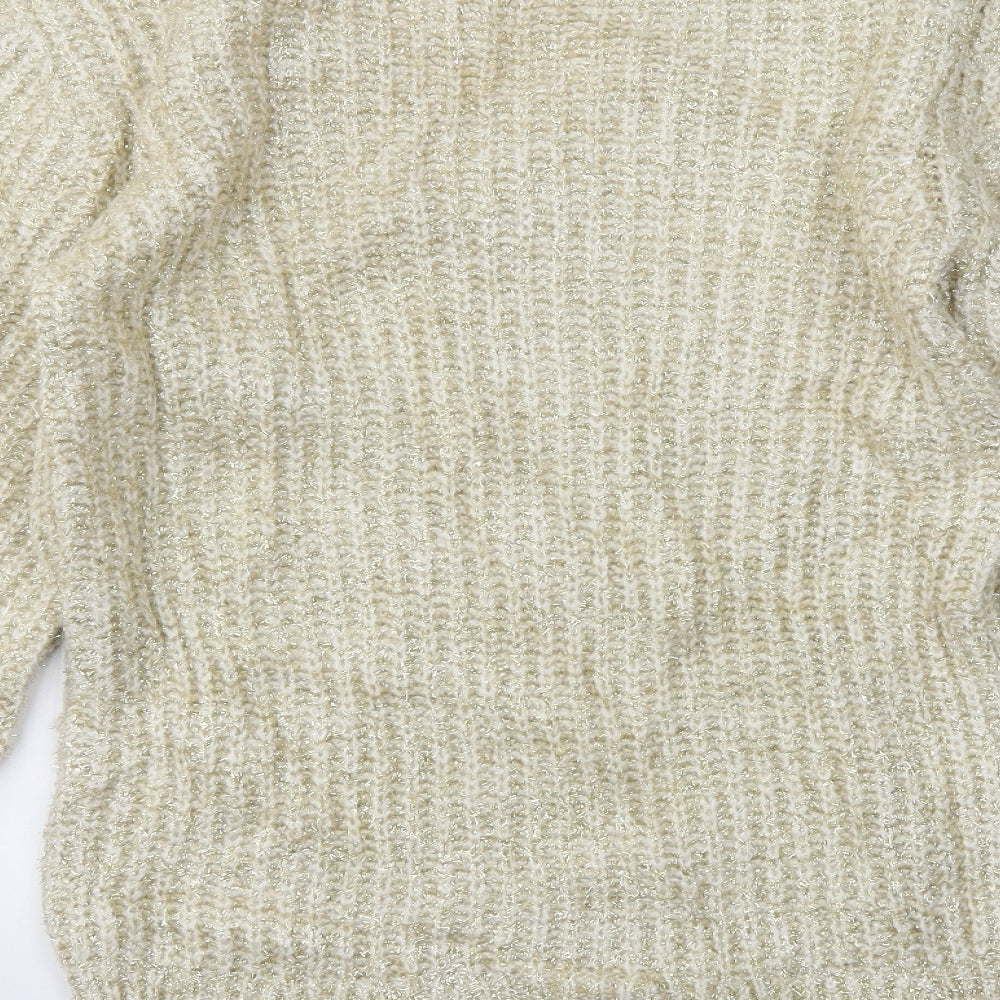 Preworn Womens Gold Pullover Jumper Size 10
