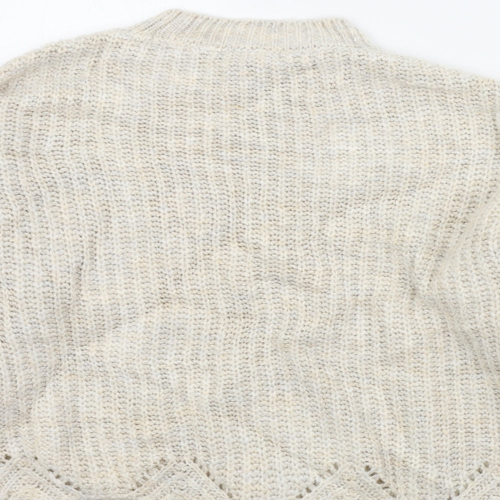 Primark Womens Beige Pullover Jumper Size 10