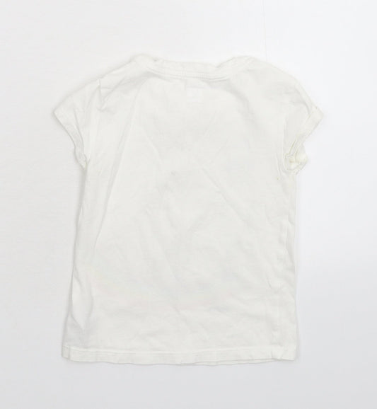 Gap Boys White Basic T-Shirt Size XS