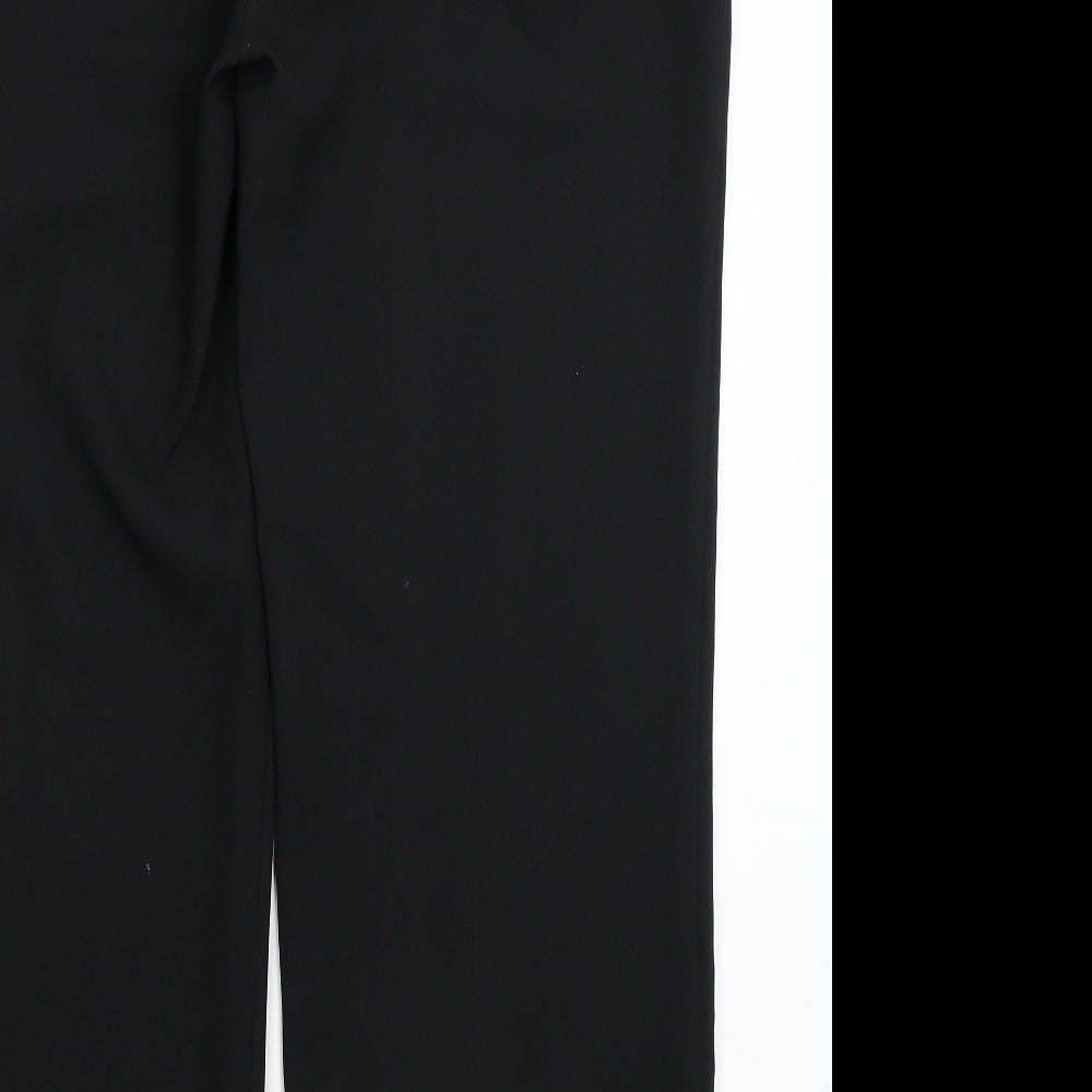 Peacocks Womens Black Trousers Size 18 L30 in