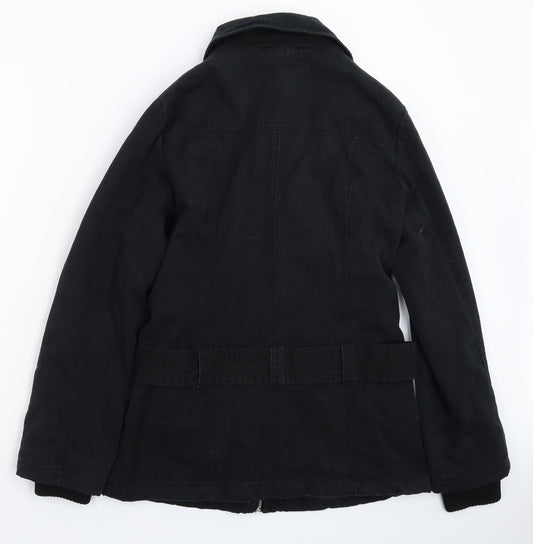 Dorothy Perkins Womens Black Jacket Coat Size 10