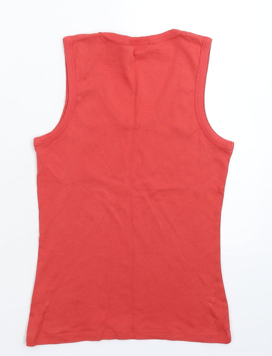 Editions Womens Pink Basic Tank Size 10