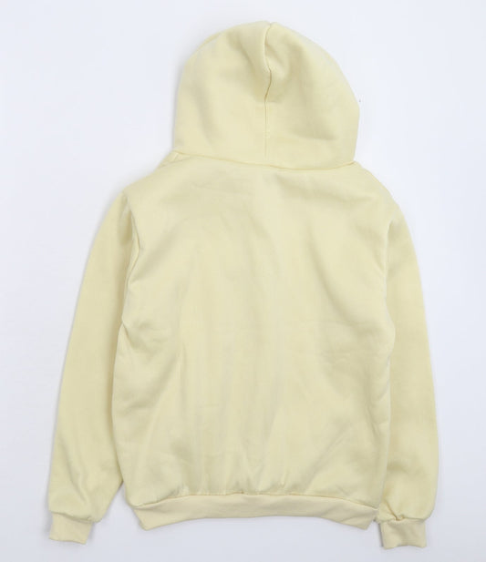 Preworn Womens Yellow Pullover Hoodie Size S