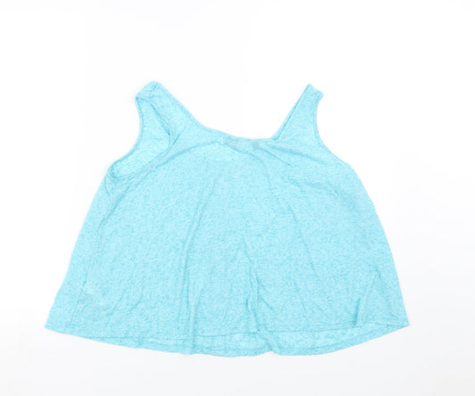 New Look Womens Blue Basic Blouse Size 12
