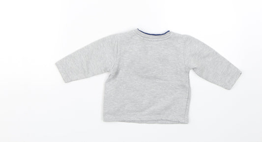Ergee Baby Grey Pullover Jumper Size 6-9 Months - Seal