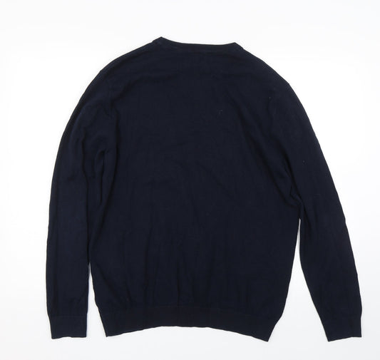ACW Mens Blue Pullover Jumper Size L