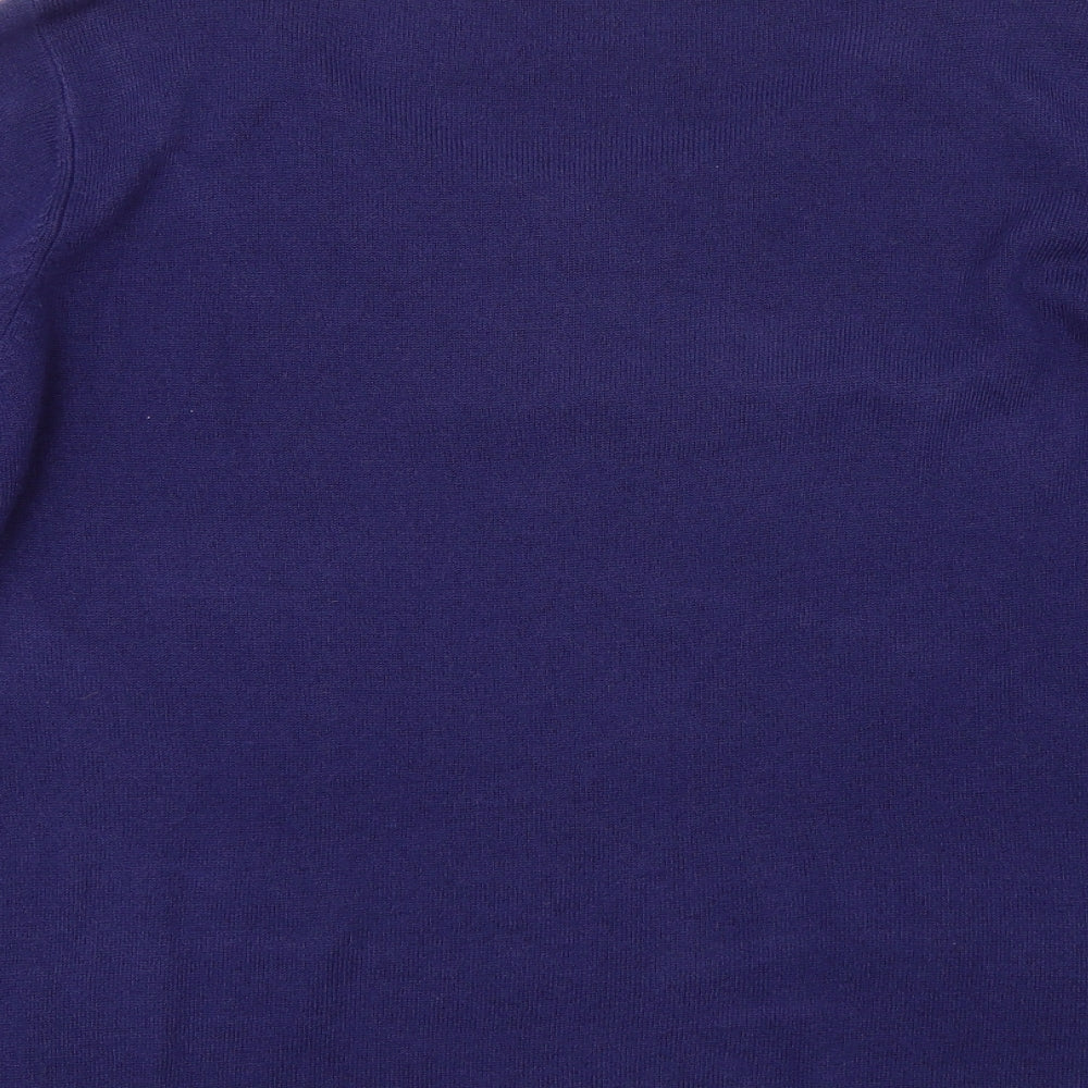 M&S Womens Purple Pullover Jumper Size 18
