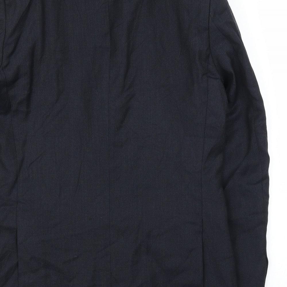 Hammond Mens Blue Jacket Suit Jacket Size 40