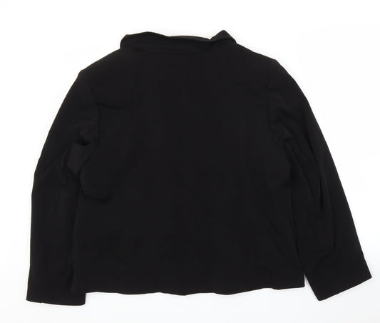 M&S Womens Black Jacket Blazer Size L