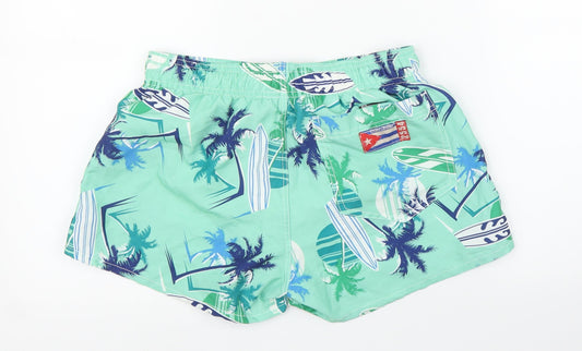 Oiler & Boiler Womens Green Cut-Off Shorts Size S