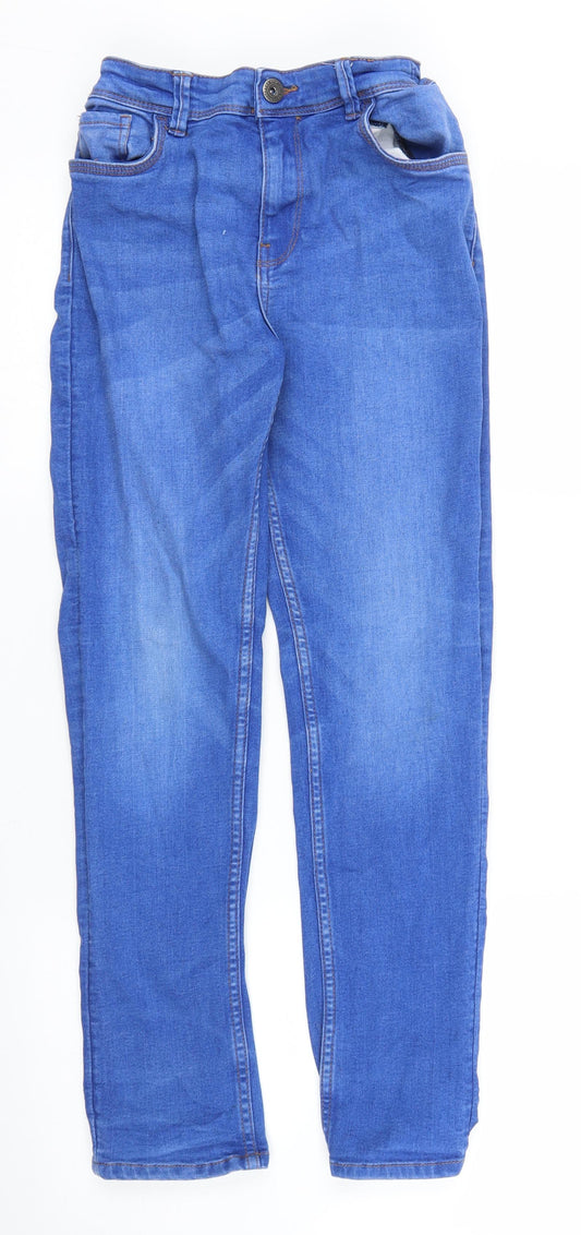 Matalan Girls Blue Denim Straight Jeans Size 13 Years