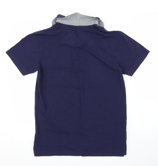 Strength & Honour Mens Blue Polo Size M