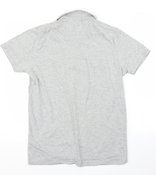 Easy Mens Grey Polo Size M
