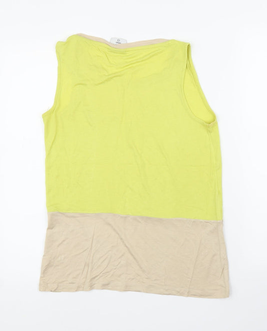 NEXT Womens Yellow Basic Blouse Size 14