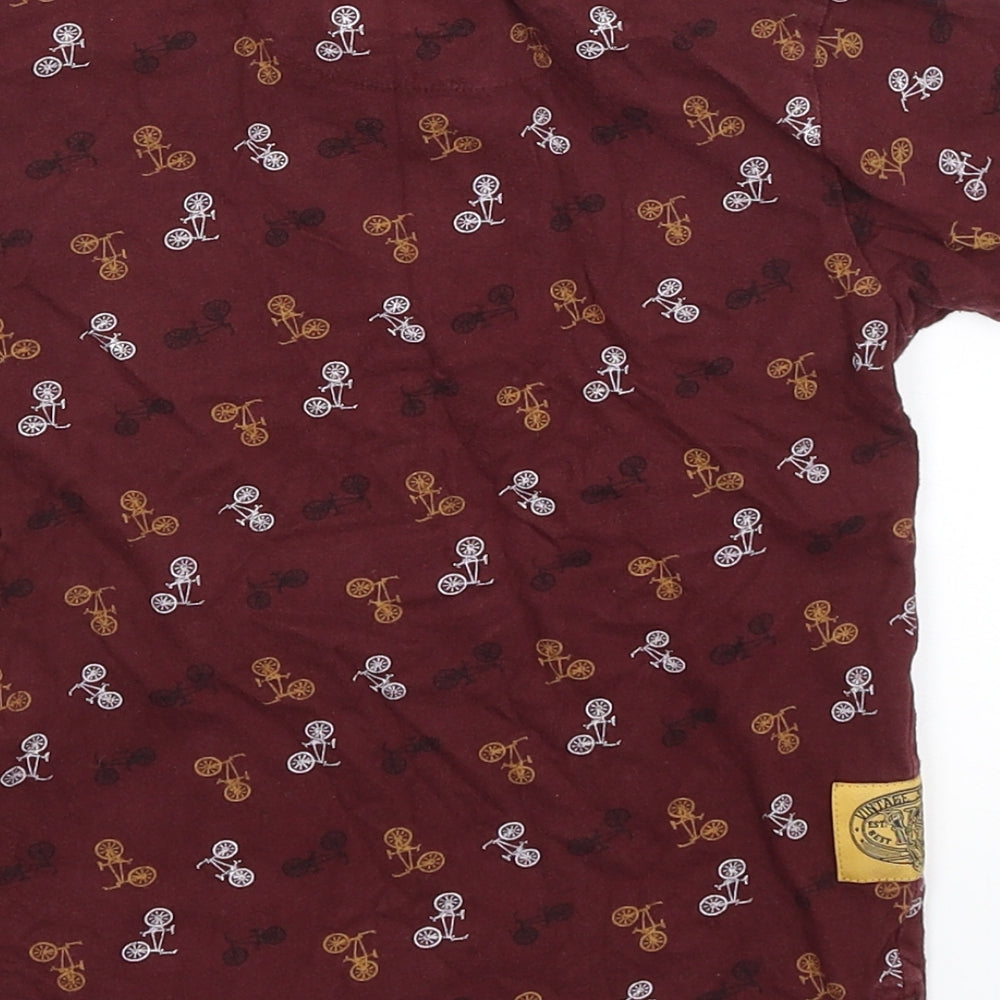 TU Boys Brown Basic Polo Size 5 Years - Bicycles