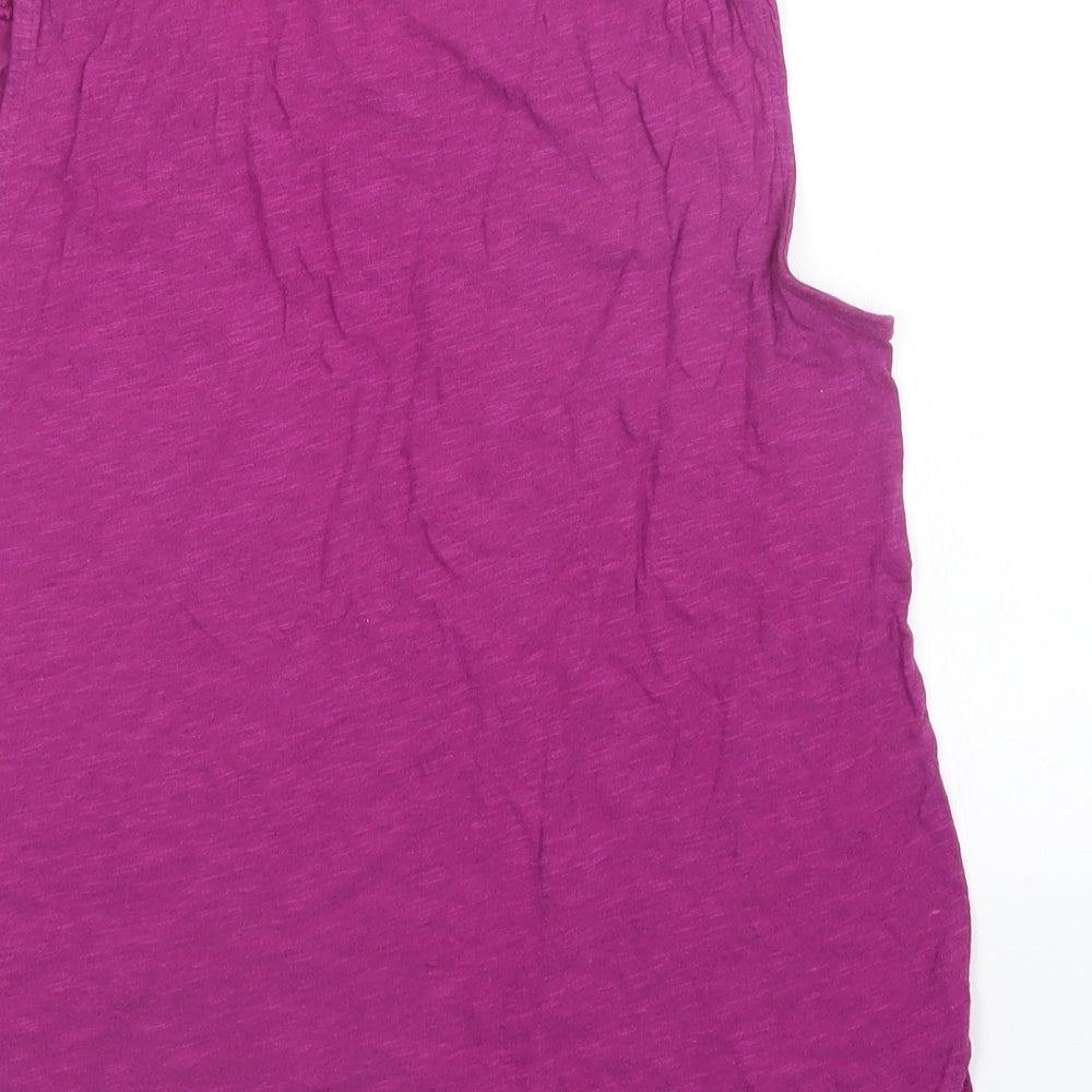 Gap Womens Purple Basic Tank Size M