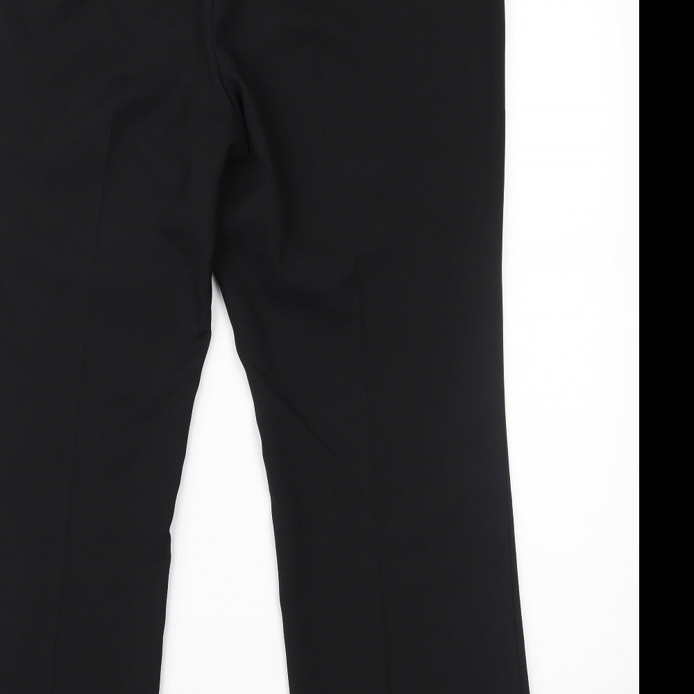 Papaya Womens Black Trousers Size 16 L24 in