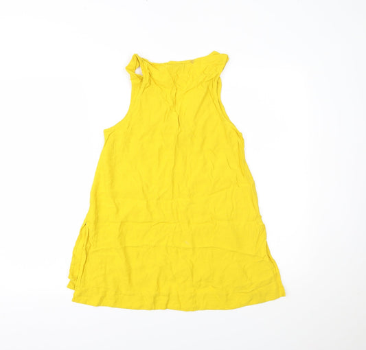 Topshop Womens Yellow Camisole Tank Size 6