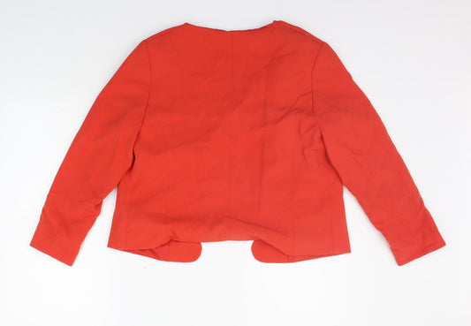 Dorothy Perkins Womens Red Jacket Blazer Size 12