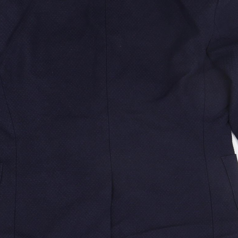 Noak Womens Blue Jacket Suit Jacket Size 8