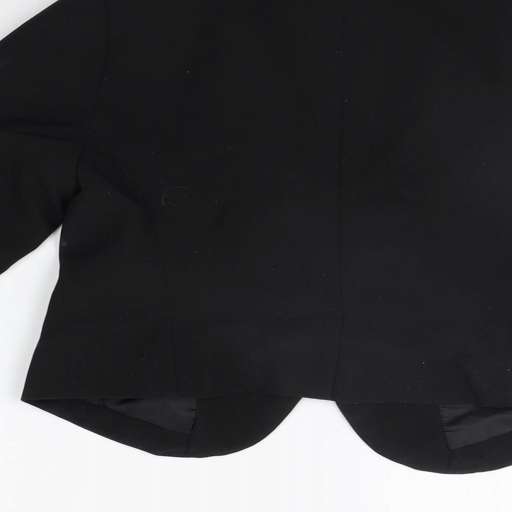 Redoute Womens Black Jacket Suit Jacket Size 10