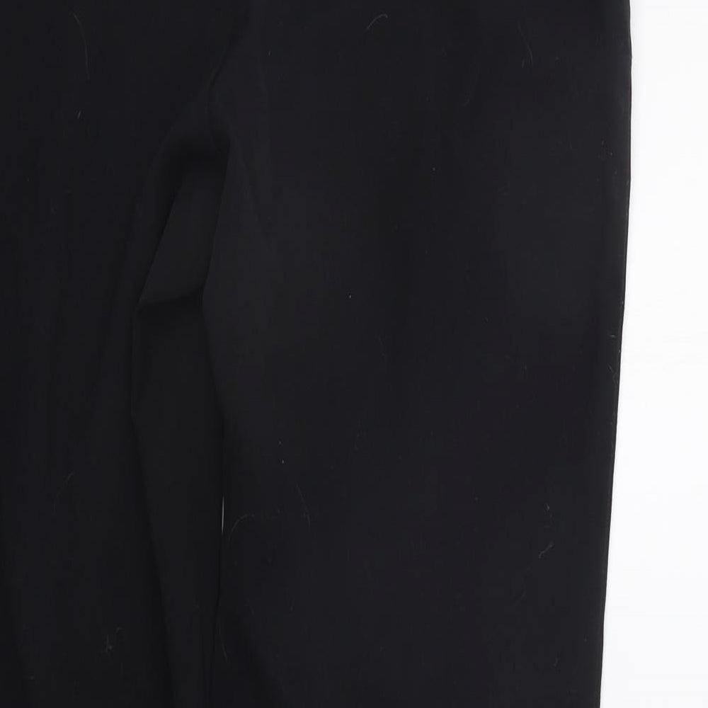 Marks and Spencer Womens Black Trousers Size 14 L28 in