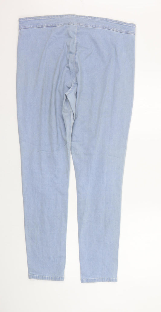 Amazing Woman Womens Blue Straight Jeans Size 16 L28 in