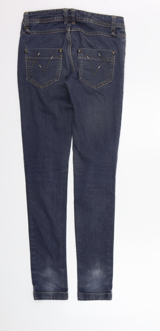 Select Womens Blue Straight Jeans Size 8 L29 in