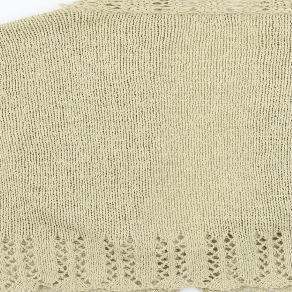 Papaya Womens Beige Cardigan Jumper Size 14