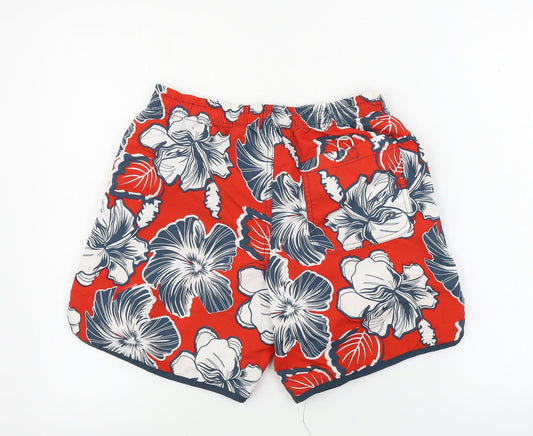 SACTIVE Boys Red Floral Bermuda Shorts Size XS
