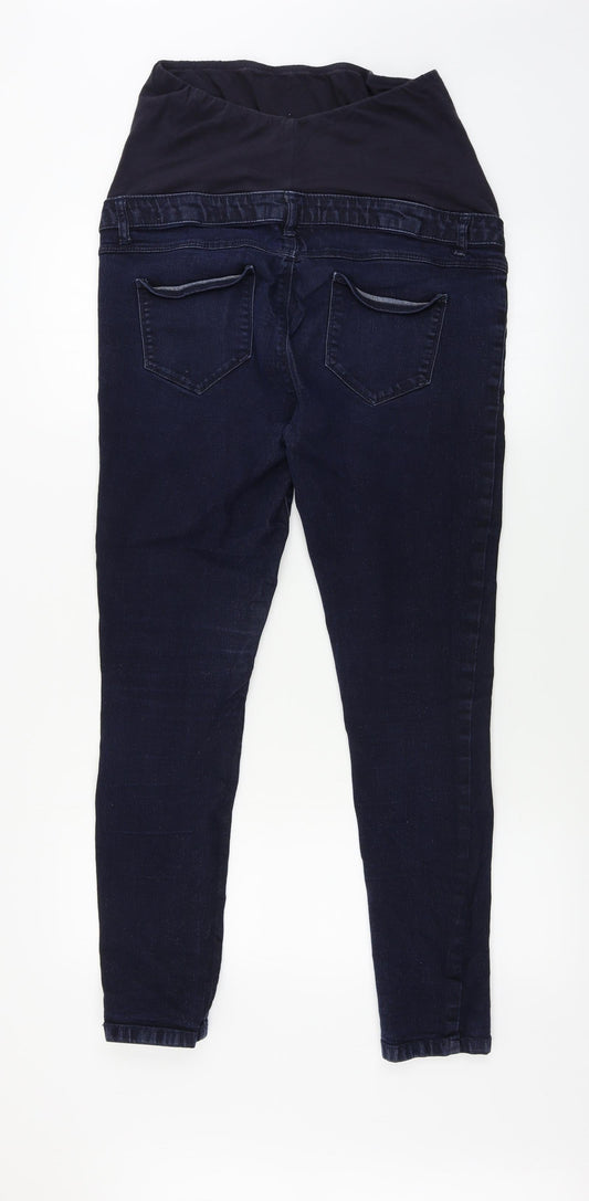 New Look Womens Blue Straight Jeans Size 8 L27 in