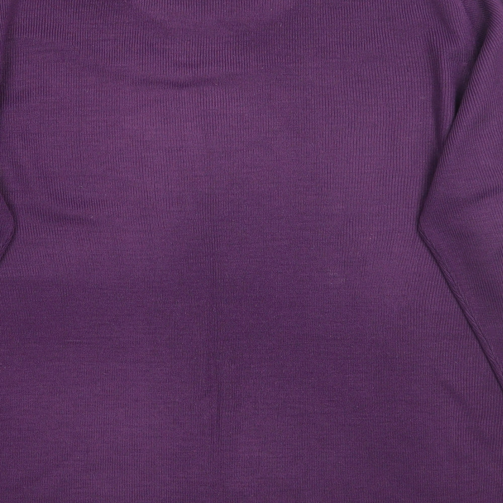 Berkertex Womens Purple Pullover Jumper Size 14