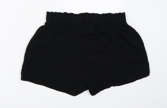 Shinestar Womens Black Hot Pants Shorts Size M