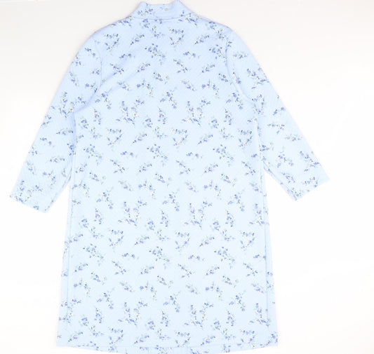 m&s Womens Blue Floral Jacket Size 12