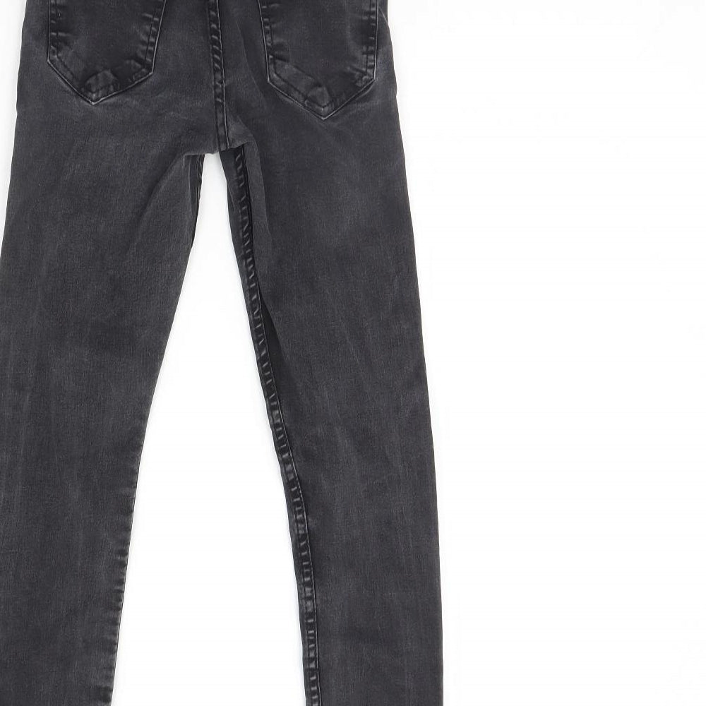 A2Z 4 Kids Girls Black Denim Skinny Jeans Size 9 Years