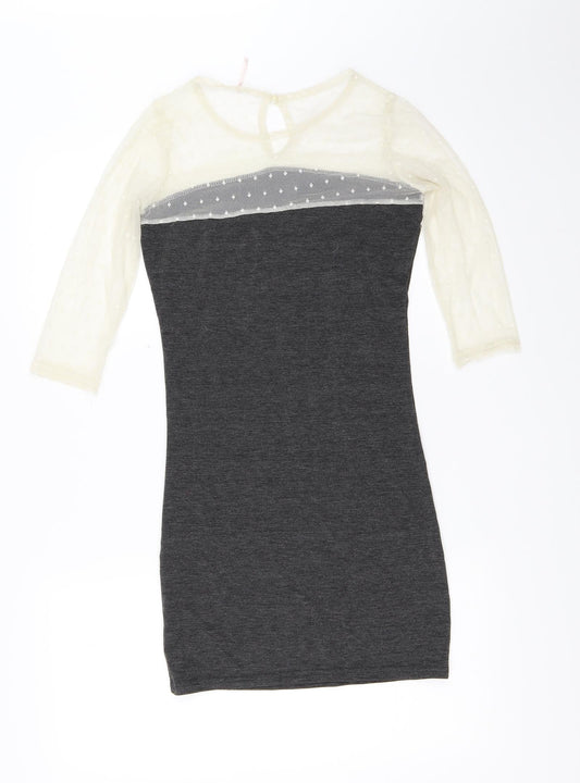 Preworn Womens Grey Shift Size M