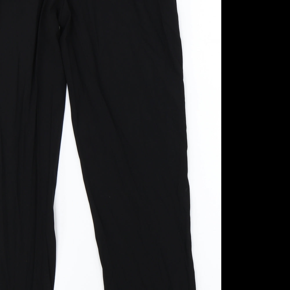 Marks & Spencer Womens Black Dress Pants Trousers Size 12 L28 in