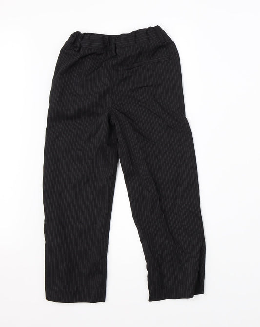 Duck & Goose Boys Black Striped Dress Pants Trousers Size 6 Years